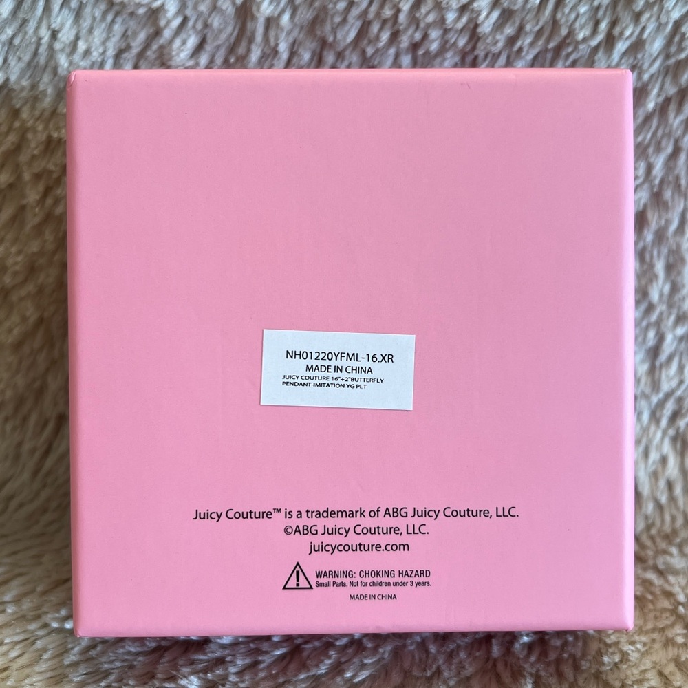 JUICY COUTURE Crystal Butterfly Charm Necklace - Picture 13 of 13